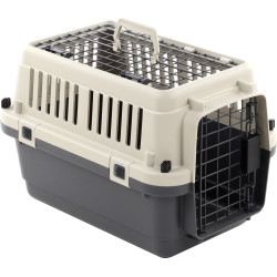 Flamingo Neto XS dog crate 33 x 50 x 33 cm . grey . for dogs Transport cage