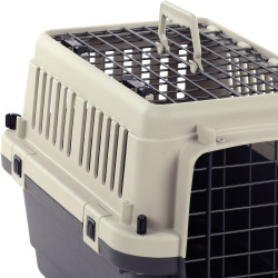 Flamingo Neto XS dog crate 33 x 50 x 33 cm . grey . for dogs Transport cage
