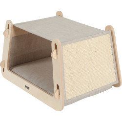 Zolux Cabane abri Cat lodge 4,Taille 49 x 38 x 30 cm pour chat Igloo chat