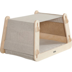 zolux Cabane abri Cat lodge 4,Taille 49 x 38 x 30 cm pour chat Igloo chat