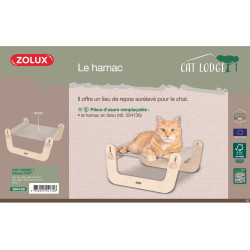 zolux Hamac Cat lodge 1,Taille 45 x 40 x 21 cm pour chat Couchage