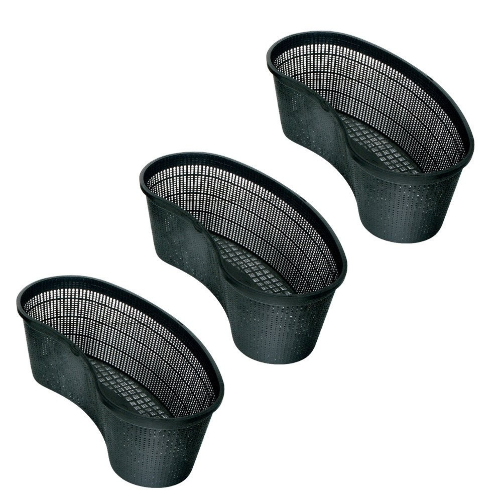 animallparadise Set of 3 Oval Baskets 45 for water basin Basin basket