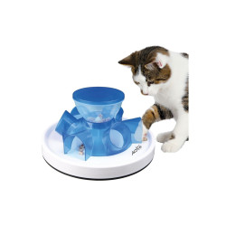 Trixie Giochi di strategia Tunnel Feeder blu, per gatti TR-46002BLEU giochi per dolcetto e scherzetto