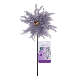 Vadigran Fishing rod Owl and catnip, length 45 cm. for cat Cannes à pêche et plumes