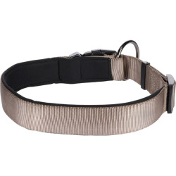 Flamingo Pet Products ABBI collar taupe XL 60-65cm For dogs Nylon collar