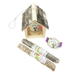 animallparadise Castor feeder with 2 stick XL, 2 Birdy cup for birds Food