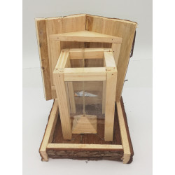 JARO zaadvoederhuisje, 18 x 17,5 x 20,5 cm, voor vogels animallparadise AP-110278 Zaad feeder