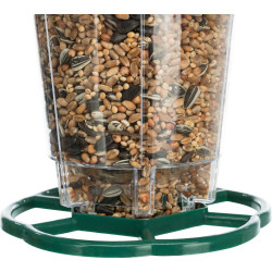 AP-5456 animallparadise Comedero de semillas para pájaros 1,4 Litros - 22 cm Alimentador de semillas