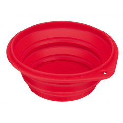 animallparadise 0.5 liter, one bowl Travel bowl, foldable silicone for dogs - random color. Bowl, travel bowl