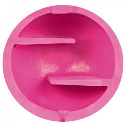 een snack bal voor honden ø 6 cm - treat dispenser - willekeurige kleur animallparadise AP-34940 Beloningsspelletjes snoep