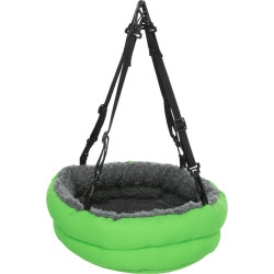 animallparadise Hanging cushion 30 x 8 x 25 cm, random color for rodents Beds, hammocks, nesters