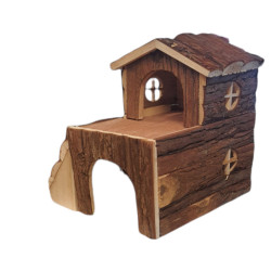 animallparadise Bjork wooden house for rodents Cage accessory
