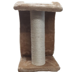 animallparadise Inca Wave Scratching Post with plush edge, for cats. Scratchers and scratching posts