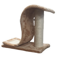 animallparadise Inca Wave Scratching Post with plush edge, for cats. Scratchers and scratching posts