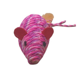animallparadise BIBI pink mouse 18 cm. Cat toy. Games