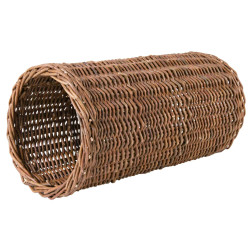 animallparadise Wicker tunnel for rabbits, Dimensions: ø 20 × 38 cm Pipes and tunnels