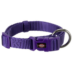 animallparadise Collier L-XL 40-65 cm violet pour chien Collier nylon