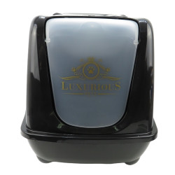 Luxueus Black Cat Toilet House animallparadise AP-560407 Toilet huis