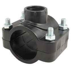 Jardiboutique ø 50 mm 1/2" clamp for water hose type irrigation or swimming pool. Support collar
