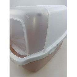 animallparadise Cathy toilette per gatti Easy clean, 40 x 56 x H40 cm, grigio rosato, per gatti AP-590002GRO Casa dei servizi...