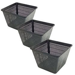animallparadise set of 3 baskets 23 x 23 x 13 for water basin. Basin basket