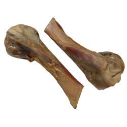 animallparadise Deux os de jambon pour chiens, 460g minimum. Friandise chien