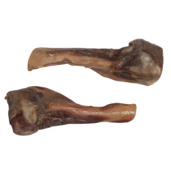 animallparadise Due ossa di prosciutto per cani. 460g minimo. AP-482616 Osso reale