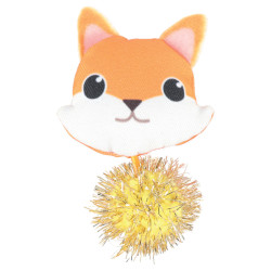 Lindo brinquedo de gato raposa. Tamanho 8 x 6 cm x 2,5 cm. com catnip. AP-580723 Jogos com catnip, Valeriana, Matatabi
