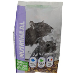 animallparadise Alimentation rat et souris, nutrimeal 800g Nourriture rat et souris