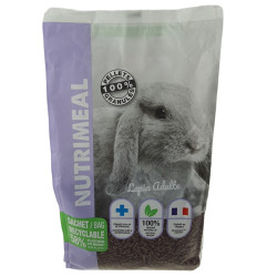 animallparadise Adult rabbit pellets (6 months and older) nutrimeal - 2.5kg. Nourriture lapin