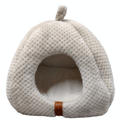 animallparadise Abri Igloo PALOMA 39 x 38 x 32cm Couleur beige pour chat. Igloo chat