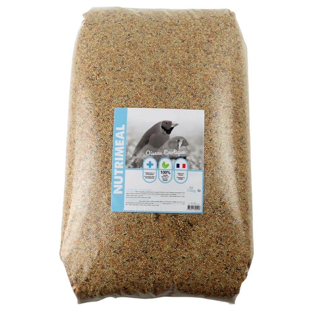 animallparadise Seeds, exotic bird food nutrimeal - 12KG. Seed food