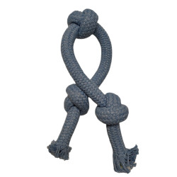 animallparadise COSMIC-Seil mit 3 Knoten, Größe ø 2 cm x 47 cm, Hundespielzeug. AP-480492 Seilspiele für Hunde