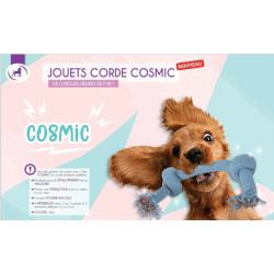 animallparadise COSMIC rope 3 knots, size ø 3 cm x 50 cm, dog toy. Ropes for dogs