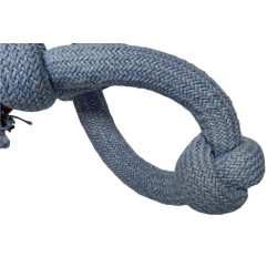 animallparadise Corde COSMIC 3 nœuds, taille ø 3 cm x 50 cm, jouet pour chien. Jeux cordes pour chien