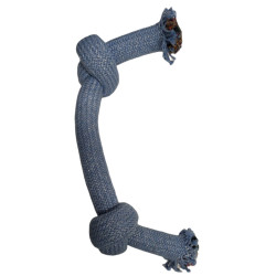 animallparadise COSMIC-Seil mit 2 Knoten, Größe ø 3 cm x 35 cm, Hundespielzeug. AP-480491 Seilspiele für Hunde