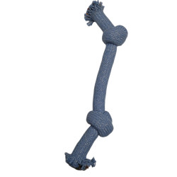 animallparadise COSMIC-Seil mit 2 Knoten, Größe ø 3 cm x 35 cm, Hundespielzeug. AP-480491 Seilspiele für Hunde