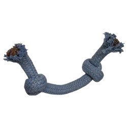 animallparadise Corde COSMIC 2 nœuds, taille ø 2 cm x 25 cm, jouet pour chien. Jeux cordes pour chien