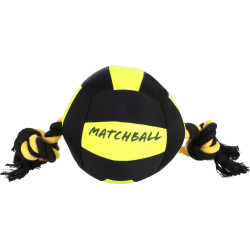 Aquatic Dog Ball Black/Yellow 18 cm AP-5345438 animallparadise