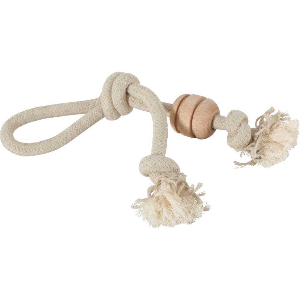 animallparadise Wild Mix rope handle, size ø 1.2 cm x 35.5 cm, dog toy. Jeux cordes pour chien