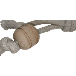 animallparadise Wild Mix rope handle, size ø 1.2 cm x 35.5 cm, dog toy. Jeux cordes pour chien