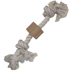 animallparadise Wild 2 knots rope, size ø 2 cm x 34 cm, dog toy. Jeux cordes pour chien