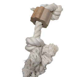 animallparadise Corde Wild Giant 2 nœuds, taille ø 3 cm x 42cm, jouet pour chien. Jeux cordes pour chien