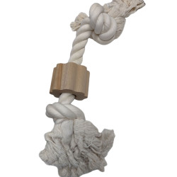 animallparadise Corde Wild Giant 2 nœuds, taille ø 3 cm x 42cm, jouet pour chien. Jeux cordes pour chien