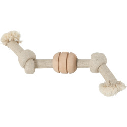 animallparadise Wild Mix 2 knots rope, size ø 2 cm x 34.5 cm, dog toy. Jeux cordes pour chien