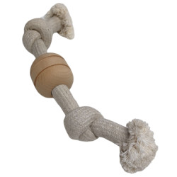 animallparadise Wild Mix 2 knots rope, size ø 2 cm x 34.5 cm, dog toy. Ropes for dogs