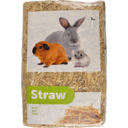animallparadise Straw 1 kg - 30 Liters for rodents. Hay, litter, shavings