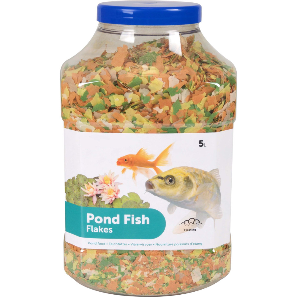5 litres, nourriture pour poisson d'étang, en flocons animallparadise