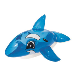 jardiboutique Inflatable whale with handles, 157 X 94 cm. random color. Buoys and armbands