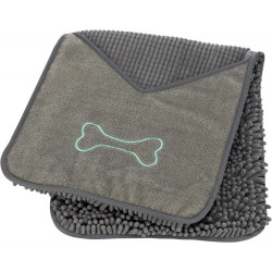 Absorberende handdoek met handzakken voor honden. animallparadise AP-23577 Bad- en doucheaccessoires